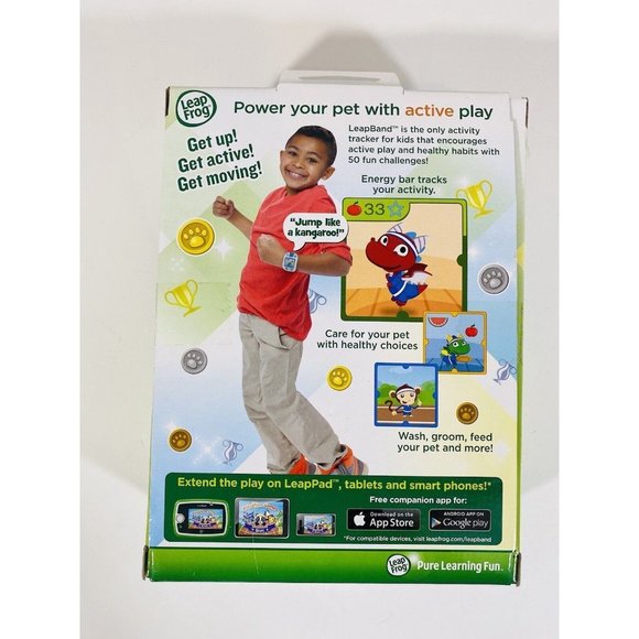 LeapFrog LeapBand Blue Kids Leap Band Activity Watch With Cord Instructions Fun - Picture 4 of 12